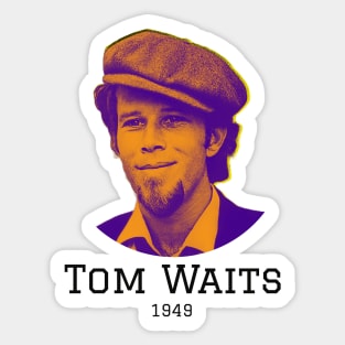 Tom Waits Potrait Sticker